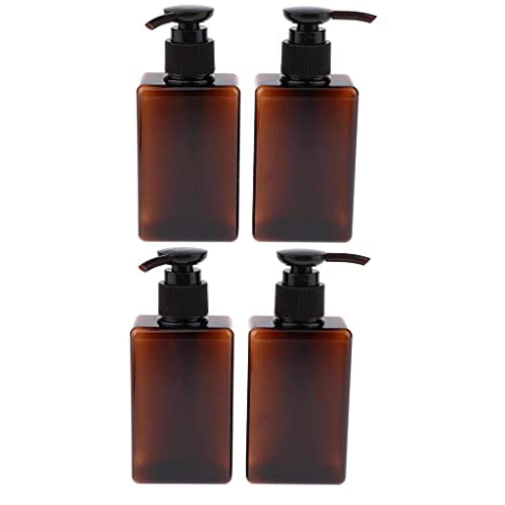 4Pcs Empty PET Shampoo Soap Conditioner Pump Bottles 150mL Containers
